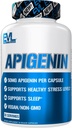 Evlutie Pure Apigenin supplement van kamille Extract - Ontspannende Apigenin 50 mg Bioflavonoïde Stress en Mood Ondersteuning Voeding Hoge Bio beschikbare Veganistische Niet-GMO Kruidensleep Supplement