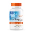 Dokter's Beste Hoge Absorptie CoQ10 met BioPerine, Glutenvrij, Natuurlijk Gefermenteerd, Hart Gezondheid, Energieproductie, 100 mg, 120 Tel.