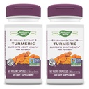 Nature's Way Kurkuma Max Potency Premium Extract - Kurkuma supplement voor gezamenlijke ondersteuning* - met Kurkuma Extract - voor mannen en vrouwen - Glutenvrij - 60 Vegan Capsules (verpakking van 2)