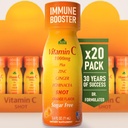 Vitamine C Shot 1000MG - Immunity Booster met zink, gember, & echinacea - Bescherm uw immuniteit - Fight The Common Cold - Orange Flavor - 2,4 FL Oz Bottle - 20 Pack