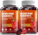 Berberine Supplement met Ceylon Cinnamon - Suikervrij Biologische Berberine 1500mg Gummies for Men & Women - Ondersteuning voor Immune en Metabolisme en Energie