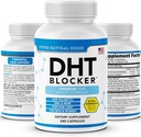 Blocker DHT - Supplément de croissance des cheveux pour la réflexion génétique pour les hommes et les femmes - Aide la perte des cheveux et stimuler la croissance des follicules avec Saw Palmetto, Biotin & Fer - Suppléments de croissance des follicules