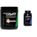 PRE JYM 30 portions Lémonade rose et JYM ZMA Zinc/Magnésium Capsules Supplément 90 Capsules végétariennes