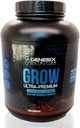 Poudre de protéines supplément diététique soutenant la croissance musculaire et la récupération de la créatine micronisée pure gaine de masse de maigre ultra-prime au chocolat de 20 portions 5,3kg