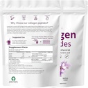 Multicollagen Peptiden, type I, II, III, V, X, Unflavored, 1 lb (453.6 g), met Biotine, Vitamine C, Hyaluronzuur, Grass-Fed, Pasture-Raised