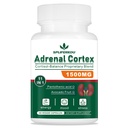 11-en-1 Supplément de soutien adrénal, supplément de cortisol avec l'acide pantothénique et Ashwagandha - soutient la fonction adrénale saine, l'énergie et la relaxation- 60 capsules