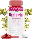 Elovate Berberine HCI Capsules, 1200mg - All-Natural, 3rd-Party-Tested, Non-GMO & Glutenvrije Berberine Supplement for Heart & Digestion, 60 Counts