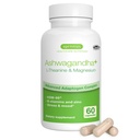 Igennus High Strength Ashwagandha Stress Relief Complex, L-Theanine & Magnésium & KSM-66 Extrait de racine Adaptogènes, Vitamines B méthylées, Soutien au calme et au sommeil, Label propre, 60 Capsules à action rapide