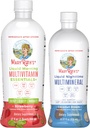 MaryRuth's Liquid Morning Multivitamine (Strawberry) & Liquid Nighttime Multimineral (Coconut, 15oz) 