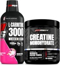 PROSUPPS L-Carnitine 3000 Stimulerende Vrije Liquid Shots (31 Servings, Dragon Fruit) en Creatine 300 Monohydraat (60 Servings) Bundel
