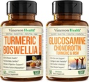 Kurkuma Curcumine Supplement met Boswellia Serrata Extract & Glucosamine Chondroitin MSM en Kurkuma Supplement