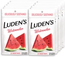Ludens Watermeloen Throat Drops, Sore Throat Relief, 25 Graaf (Pack van 12)