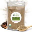 Graines de dimmak Fo Ti bio Poudre d'herbes chinoises crues - Cure/préparée USDA biologique He Shou Wu (Polygonum Multiflorum Preperata) Ajouter à l'eau ou smoothie 1 4oz/112g Sac
