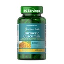 Puritan's Pride Curcumin curcumin 1000mg, stable à 95% Cucuminoides, supplément alimentaire à base de plantes pour la santé antioxydante, 120 capsules à libération rapide