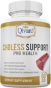 Choless Support Pro Health - Cholesterol en polymere behandeling Infused with Guggul and Garlic Extract - Vegan and Non-GMO - Made in USA 60 Capsules