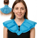 Ice Pack voor nek en schouders Bovenste rugpijn verlichting, Grote Gel Neck Ice Pack Wrap, Herbruikbare Hot Cold Compress therapie voor Rotator Boei letsel, Zwelling, spierontspannende en verzachtende