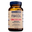 Wiley's Finest Wild Alaska Fish Oil Peak DHA - 900mg EPA en DHA Omega-3s - 180 Softgels (90 Servers)