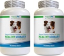 Hondenblaas Supplement - Honden Natuurlijke Urinaire Gezondheid Complex - Volledige Bladder Gezondheid en controle - UTI oplossing - Honden Cranberry Kauwen - 2 flessen (180 Tabs)