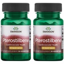 Swanson Pterostilbene 50 mg 30 Veg Caps (2 verpakkingen)