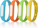Mosquito Afstotende Armbanden voor volwassen kinderen, Individueel verpakt Anti-Insect polsband voor Binnen Buiten, Waterdichte Bug Bescherming voor Camping Vissen Wandelen (4 Pack)