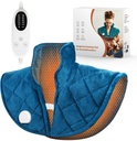Gewogen verwarmingskussen voor nek en schouders en rug, 2,5lb verwarmingskussen voor rugpijn, schouderverwarmingskussen met 5 warmte-instellingen, 4 timerinstellingen, Valentijnsdaggeschenken voor vrouwen Mannen