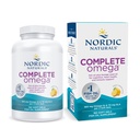 Nordic Naturals Complete Omega, Citroensmaak - 180 Zachte Gels - 565 mg Omega-3 - EPA & DHA met Toegevoegde GLA - Gezonde huid, cognitie, & Positive Mood - Non-GMO - 90 porties