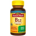 Nature Made Extra Strength Vitamine B12 2500 mcg, Dieetsupplement voor Energie Metabolisme Ondersteuning, 60 tabletten, 60 dagen Levering
