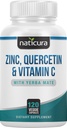 Zink quercetine met vitamine C en Yerba Mate - 4-in-1 Voedingssupplementen - 120 Veggie Capsules - Made in the USA