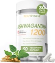 Stress Relief, Ashwagandha KSM-66, ondersteunt Occasional Stress Relief, Dietary Supplement, Capsules, 1 maand levering
