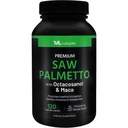 ML Naturals Saw Palmetto 1000 mg 120 Vegan Capsules. 3 in 1. Premium kwaliteit met Octacosanol & Maca. Prostaat, urinaire gezondheid, Circulatoire gezondheid, natuurlijke energisator, NSF-gecertificeerd en cGMP-compliant