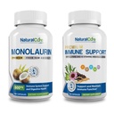 Natural Cure Labs Bundle: Premium Monolaurin 600mg + Immune Ondersteuning