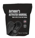 Anthony's geactiveerde Charcoal, 1 lb, Made in USA, Ultra Fine, Glutenvrij en voedselkwaliteit