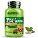 NATURELO Prostate & Urinary Health, Uitgebreide formule met Saw Palmetto, Pygeum, Tumeric, Plant Sterols, Broccoli en Lycopeen, 60 Vegetarische Capsules
