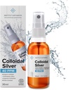Colloïdaal Silver Pocket Spray 40 PPM 1/3 fl oz ● Ecocert Cosmos Natural ● Superior Concentratie, Kleinere Deeltjes = Betere Resultaten ● Gecertificeerd door 3 Onafhankelijke Laboratoria