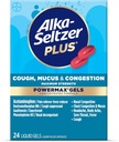 Alka-Seltzer Plus Maximale sterkte Hoest, Slijm & Congestie Powermax Liquid Gels, Snel en effectief Borstcongestie Relief, Hoest Suppressant, Voor volwassenen en kinderen 12 jaar en ouder 24 Tellen