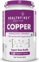 Voeding Gecheld koper Gluconaat - Hoog Biobeschikbaarheidsformule - Non-GMO, Glutenvrij -120 Veg. Capsules