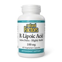 Natuurlijke factoren, R-lipoïnezuur, antioxidant ondersteuning, 60 capsules
