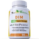 DIM Supplement 125mg - DIM Diindolylmethaan Plus BioPerine 90-dagen levering van DIM voor Estrogen Balance, Hormone Menopauze Balance, Acne Support, Haarhuid en Nagels