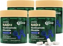 NAD Supplement, NAD Nicotinamide Riboside 900 Mg voor mannen en vrouwen, Liposomale NAD+ Supplement met Nicotinamide Riboside, Resveratrol & Quercetine, Energie, Boost NAD+, 400 capsules