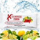 Krampade Fiber 2K Hoge Oplosbare Vezel, Hoge Kalium, Magnesium Supplement Drinkpoeder Mix - 2X Meer Vezel Verminder Krampen (Citroen Lime, 19 Serving Bulk Pouch)
