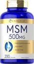 Carlyle MSM Supplement Capsules 500mg 