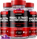 NutraRize (3 Pack) Primal Ultimate Gummies, Official PrimalUltimate Performance Supplement, The Key to Regain vertrouwen, Premium Gummy, Official Prime Ultimate Reviews (180 Gummies)