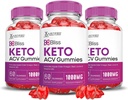 Justified Laboratories (3 Pack Bliss Keto ACV Gummies Advanced Formula 1000MG Bliss Keto Gummies Apple Cider Vinegar Boost Geformuleerd met Granaatappel Beet Juice Powder B12 Vegan Non GMO 180 Gummys