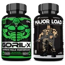 ONL Ultimate Men's Testostérone Booster Bundle - GORIL-X & Major Load Supplements.