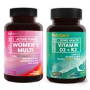 BioEmblem Vitamine D3 K2 (5000IE en 200mcg) en vrouwenmultivitamine
