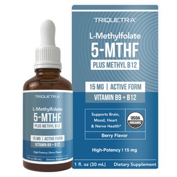 L Methyl Folate 15mg Plus Methyl B12 Cofactor 