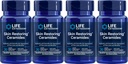 Life Extension Skin Restoring Ceramides, 30 Liquid Vegetarian Capsules (verpakking van 4)