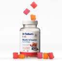 Dr. Talbot's Kids Multi-Vitamine Gummies - Vitamine A, C, B-12, Zink Immuniteit en Groei Ondersteuning voor kinderen - 60 Gummies - 2+ Years - Aardbei, Kersen, en sinaasappelsmaken