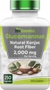 tnvitaminen Glucomannan Capsules 2000 MG - 250 Tellen 