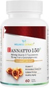 Wellness Extract Eannatto 150mg Vitamine E Tocotrienolen Supplement met GG - Gezond Verouderen 60 softgels.